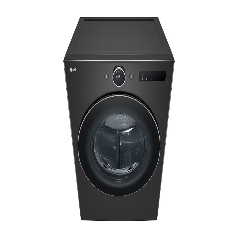 Lg SECADORA A GAS DE CARGA FRONTAL 22KG NEGRO THINQ 74BFXS6B